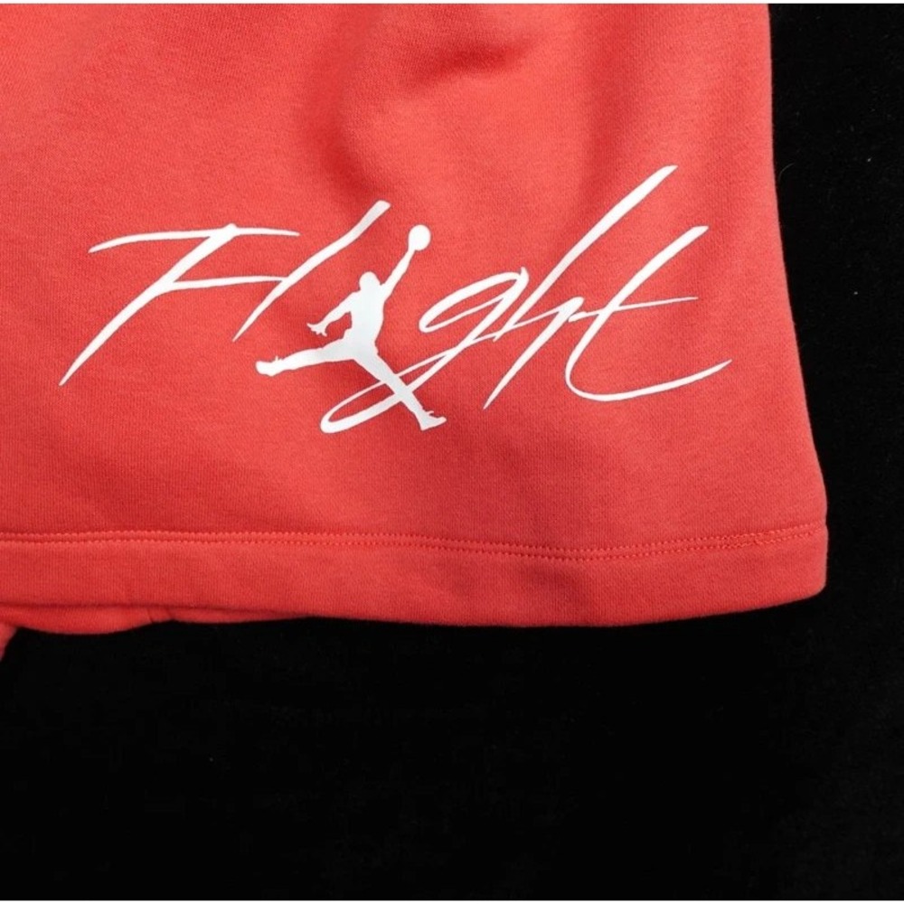 Jordan Flight Fleece Shorts Standard Fit Red FN4535-604 3XL - Picture 3 of 12